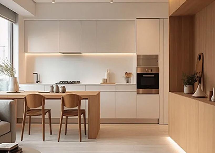 Chêne blanc | Texture chaude et délicate, apportant une ambiance paisible et confortable